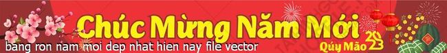 bang ron nam moi dep nhat hien nay file vector